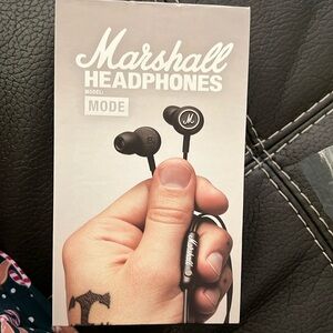 Marshall Mode Wired Headphones Brand new